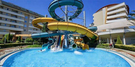 Giá tốt. Công viên nước ngoài trang bị hồ bơi ống thủy tinh slide nước trực tuyến