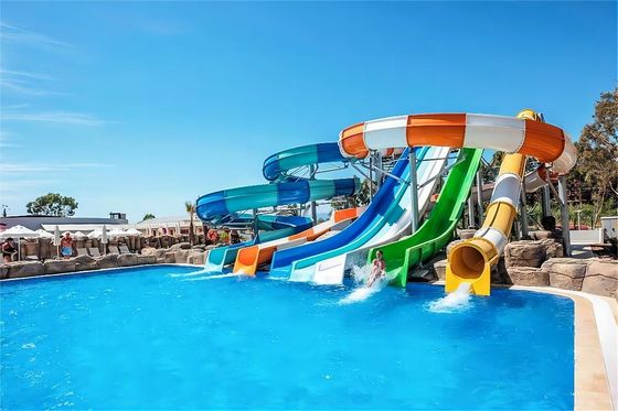 Giá tốt. Công viên giải trí thương mại ngoài trời Carnival Ride Fiberglass Water Slide Sets trực tuyến