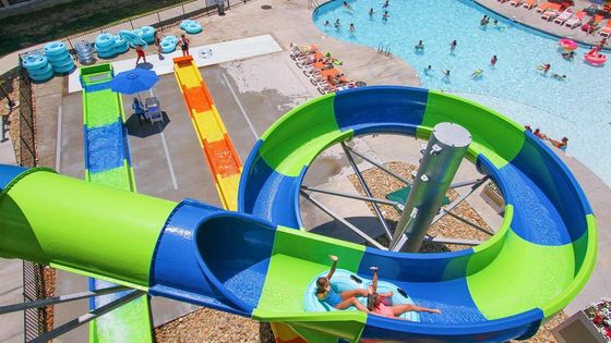 Trò chơi ngoài trời dành cho trẻ em Công viên giải trí Bể bơi nước Slide sợi thủy tinh