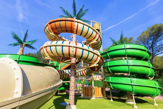 Giá tốt. Thiết bị sân chơi nước ngoài Trò chơi trẻ em Slide sợi thủy tinh trực tuyến