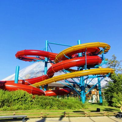 Các công viên nước dành cho người lớn Thiết bị bể bơi nhỏ Trò chơi trượt nước xoắn ốc đơn