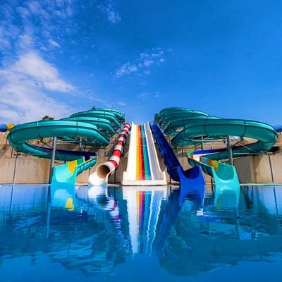 Bể bơi thương mại Đồ chơi nước Người lớn Trẻ em ngoài trời Trò chơi Kính slide