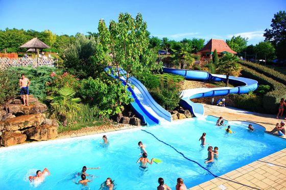 Khu vui chơi giải trí Công viên giải trí trò chơi nước Slide nước sợi thủy tinh 1 người