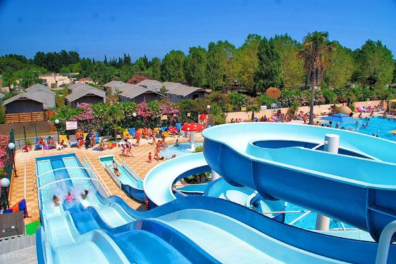 Giá tốt. Công viên nước giải trí Thiết bị chơi nước Kính slide cho trẻ em trực tuyến