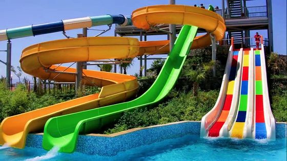 Thiết kế bể bơi thương mại ngoài trời Bộ trượt nước giải trí