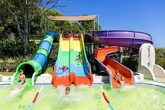 Giá tốt. Tỷ lệ lưu lượng nước Bể bơi Thiết bị và phụ kiện với slide công viên nước thép galvanized bằng sợi thủy tinh trực tuyến
