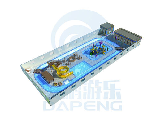 Giá tốt. Thiết bị thiết kế công viên nước ngoài cho trẻ em Fiberglass Water Slide Set With Swimming Pool trực tuyến