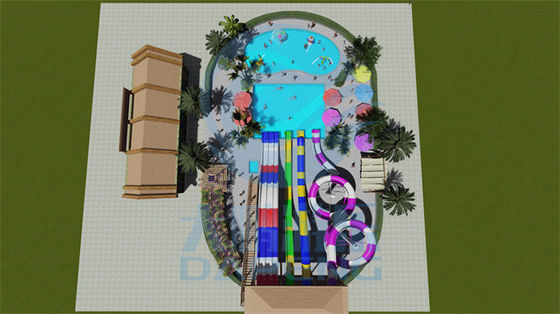 Giá tốt. Thiết bị chơi công viên nước với Aqua Fiberglass Water Slide cho trẻ em trực tuyến