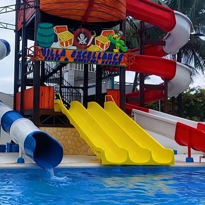 Giá tốt. Công viên nước cho trẻ em Thiết bị bể bơi Máy trượt nước bằng sợi thủy tinh kích thước nhỏ trực tuyến