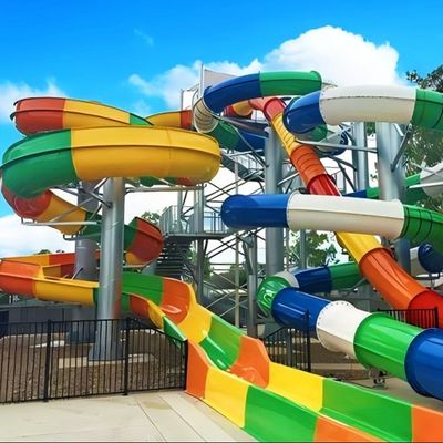 Giá tốt. Bể bơi nhỏ ngoài trời Máy trượt nước bằng sợi thủy tinh cho công viên nước trực tuyến