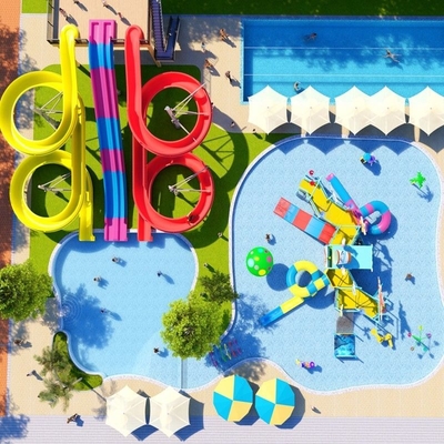 Giá tốt. Customized Aqua Park Commercial Outdoor Water Feature Equipment Kids Pool Play Equipment Water Park Slides For Sale trực tuyến