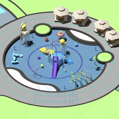 Giá tốt. Custom Outdoor Water Playground Equipment  Children Aqua Park With Splash Pads For Hotels And Resorts trực tuyến