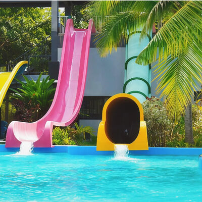 Giá tốt. Sled And Barrel Water Slide 8-10mm Thick Fiberglass For Hotel Residential Swimming Pools  Games Equipment Fun Aqua Park trực tuyến