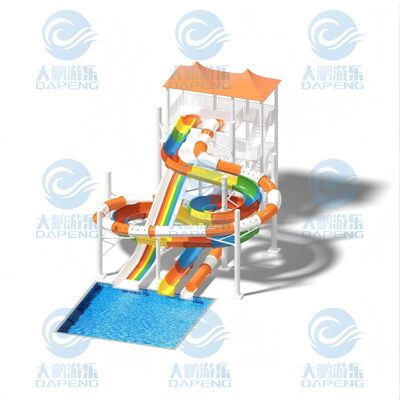 Giá tốt. Cầu trượt nước composite sợi thủy tinh kết hợp đa loại 7-4m Thiết bị vui chơi công viên nước thương mại trực tuyến