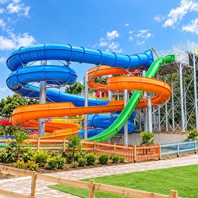 Giá tốt. Cầu trượt nước kết hợp sợi thủy tinh mở kín nhiều trò chơi cho công viên nước, khu nghỉ dưỡng, khách sạn online