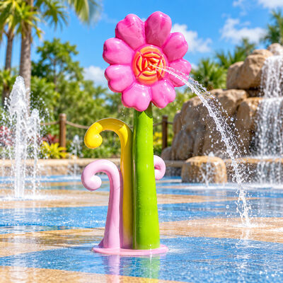 Giá tốt. Flower Water Spray Feature For Splash Pads Swimming Pool Water Games For Kid With Design online