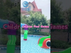 Công viên nước thương mại thiết lập bồn phun nước, bồn phun sợi thủy tinh cho trẻ em, Mini slide sợi thủy tinh