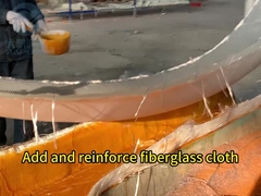 Family Slide Fiberglass Pool Slide cho trẻ em, Slide nước trưng bày tại xưởng sản xuất