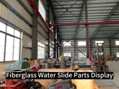 1.5m cao FRP bể bơi Water Slide Gia đình Blue Water Slide Anti Rust