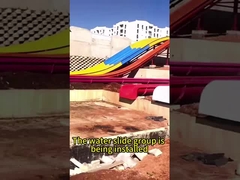 OEM Water Kids Park Games Dụng cụ giải trí, Fiberglass Slide Set
