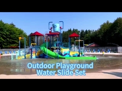 Trẻ em lớn ngoài trời nước trượt tàu cướp biển phong cách chống tia UV tĩnh