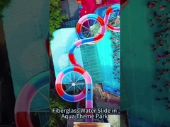 Trẻ em Thiết bị sân chơi, Bể bơi Sợi thủy tinh Trò chơi nước Đi xe trẻ em Thượt nước