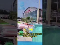 Máy đo OEM Phú thủy tinh Công viên nước Bể bơi Slide, Aqua Park Fiberglass Water Slide