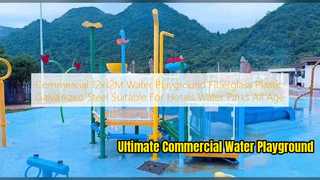 Sân chơi nước thương mại 12x12M dành cho khách sạn và công viên